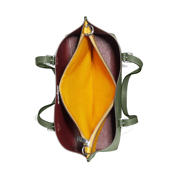 COACH Leather Mollie Tote 25 – Dark Sage - Picture 3 of 7